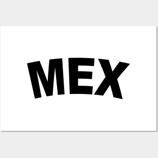 MEX Bold Black Posters and Art